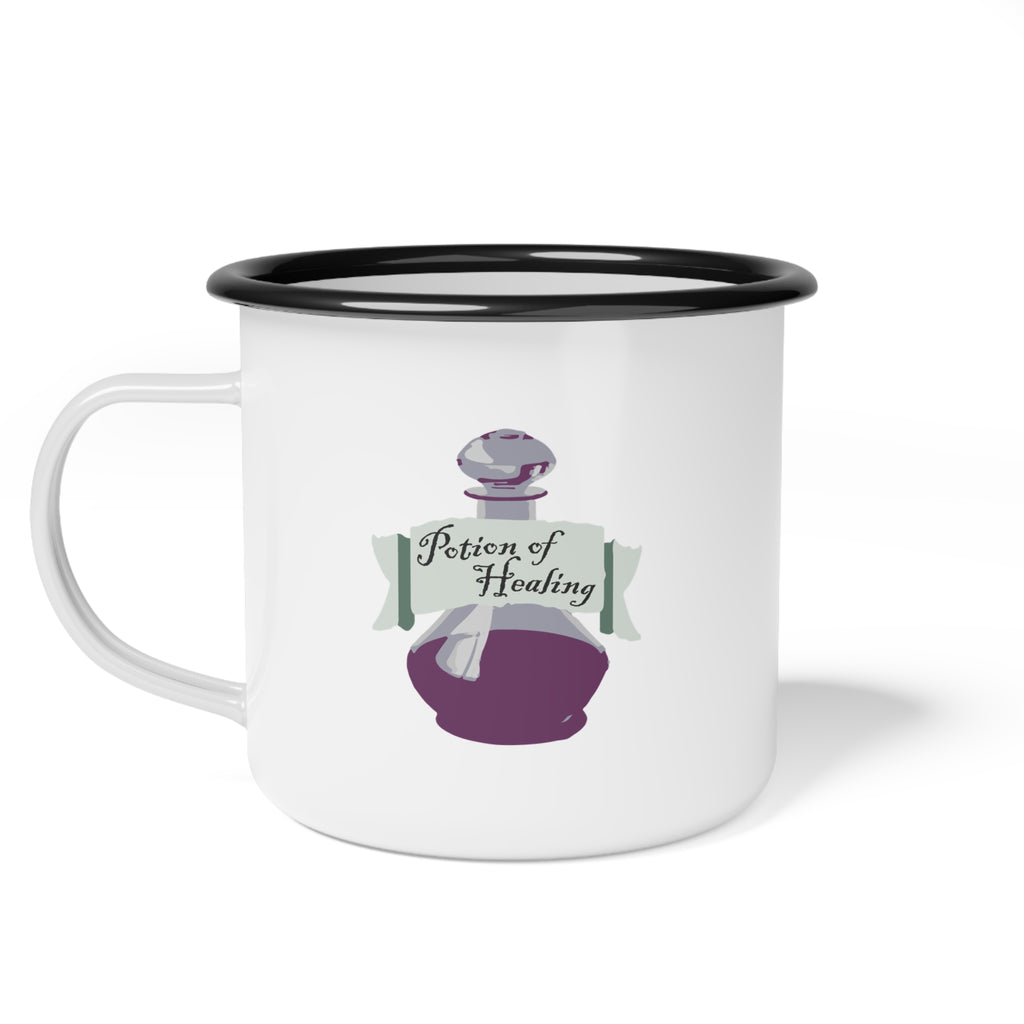 Potion of Healing Enamel Camp Cup, Camping Mug