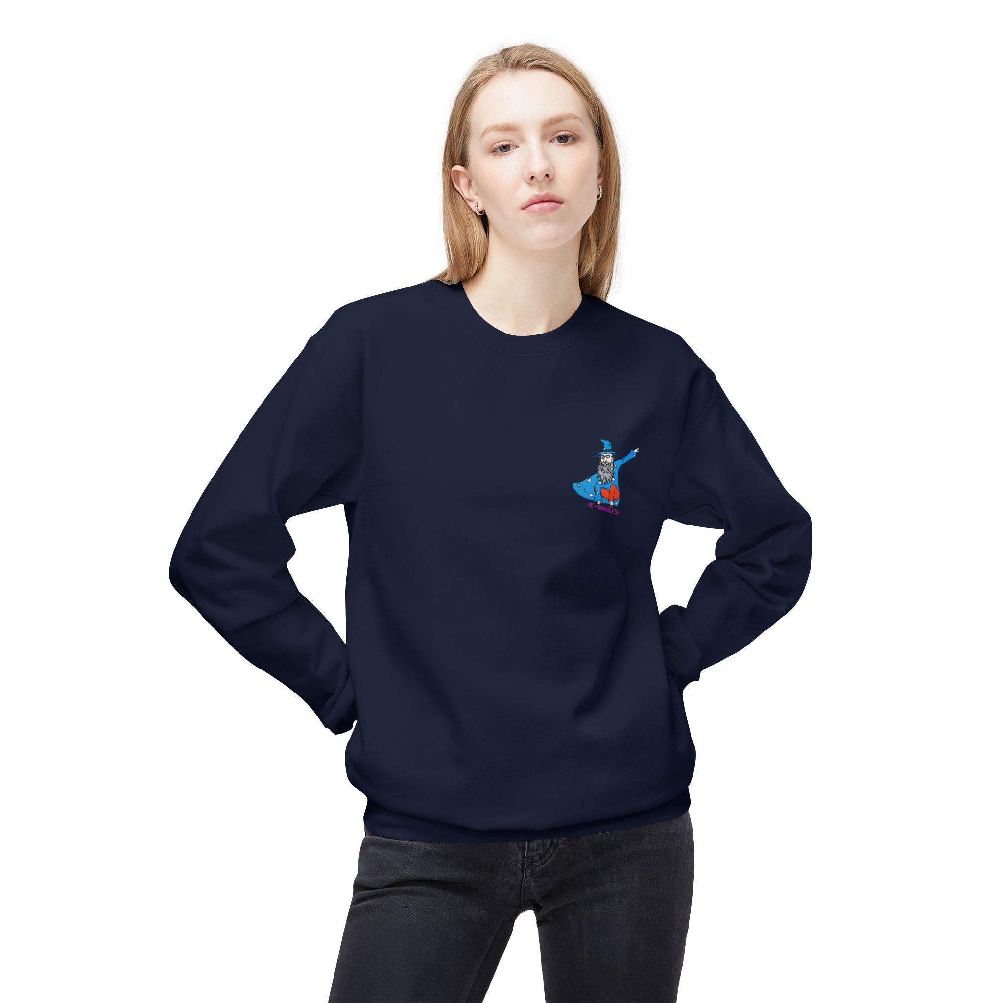 Mordenkainen's Indy Wizard Crewneck Sweatshirt - Cozy, Unisex Fleece