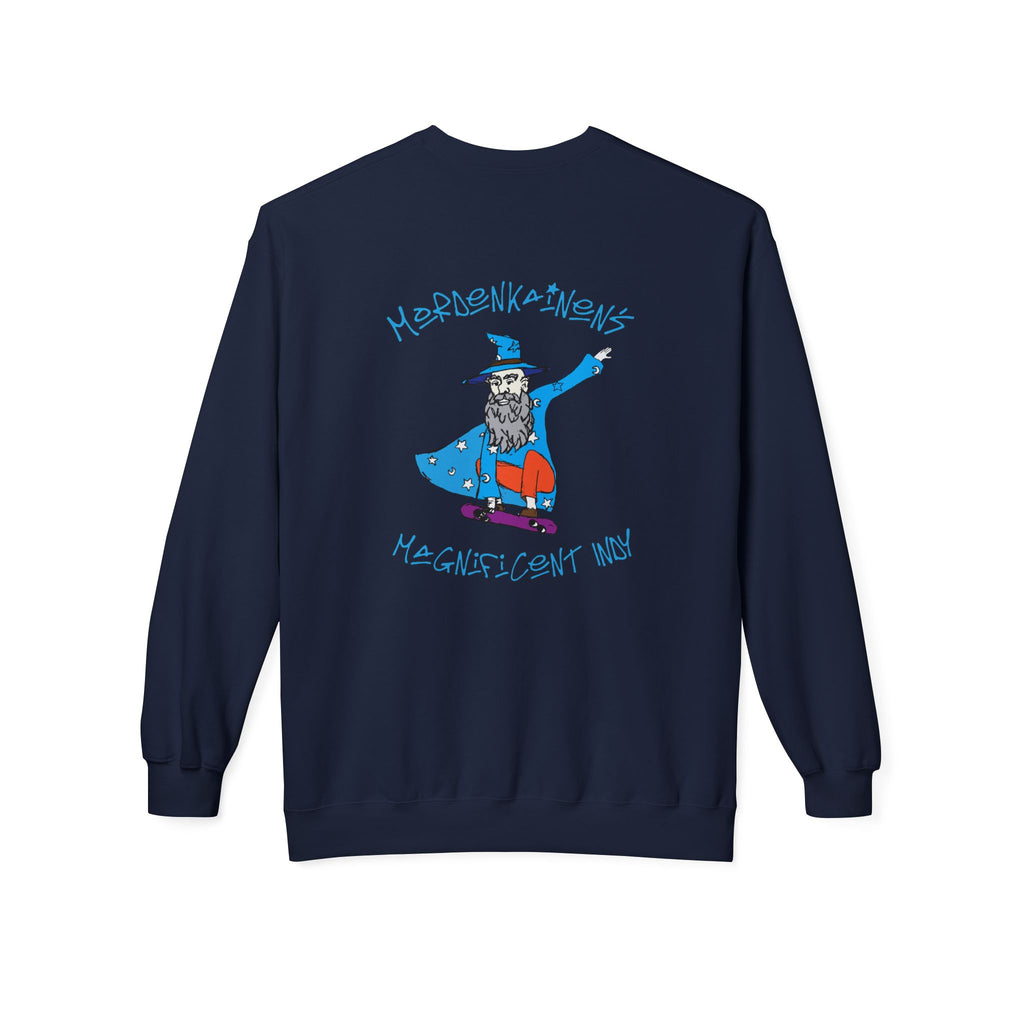 Mordenkainen's Indy Wizard Crewneck Sweatshirt - Cozy, Unisex Fleece