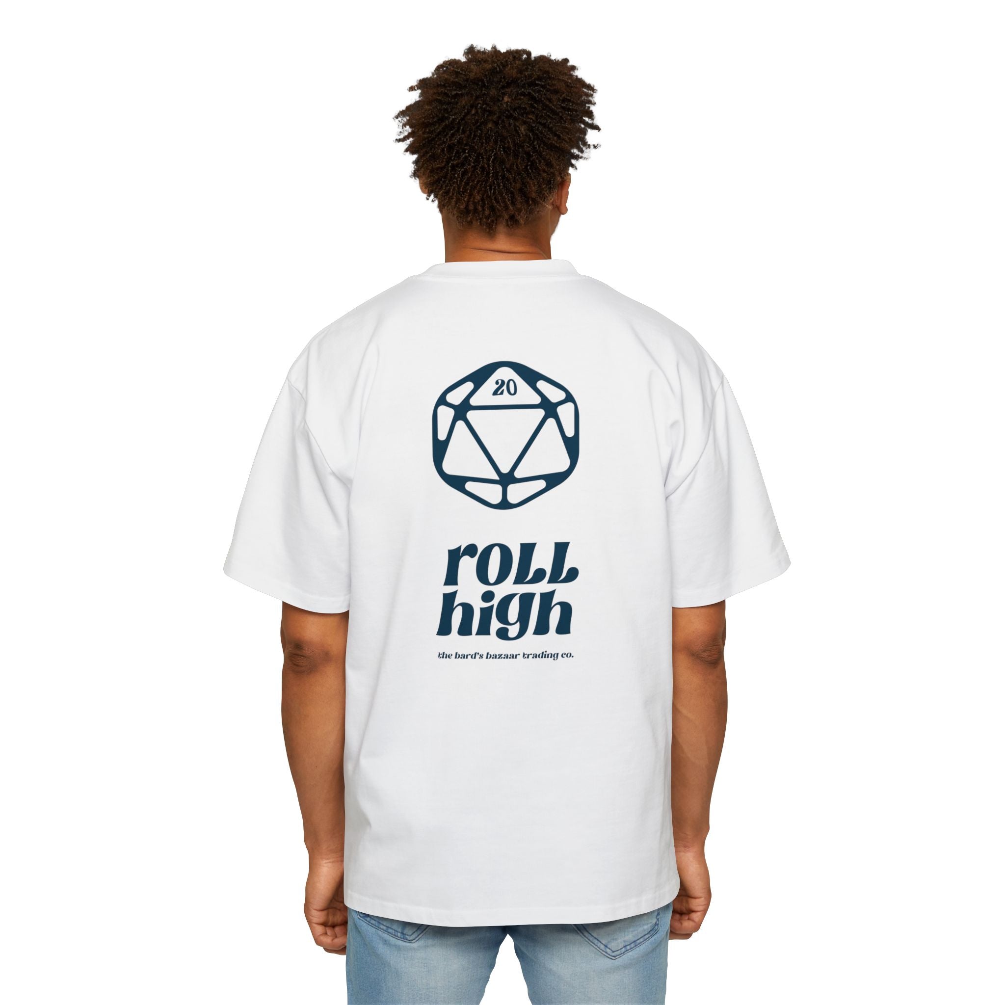 D20 'Roll High' Graphic Boxy Tee
