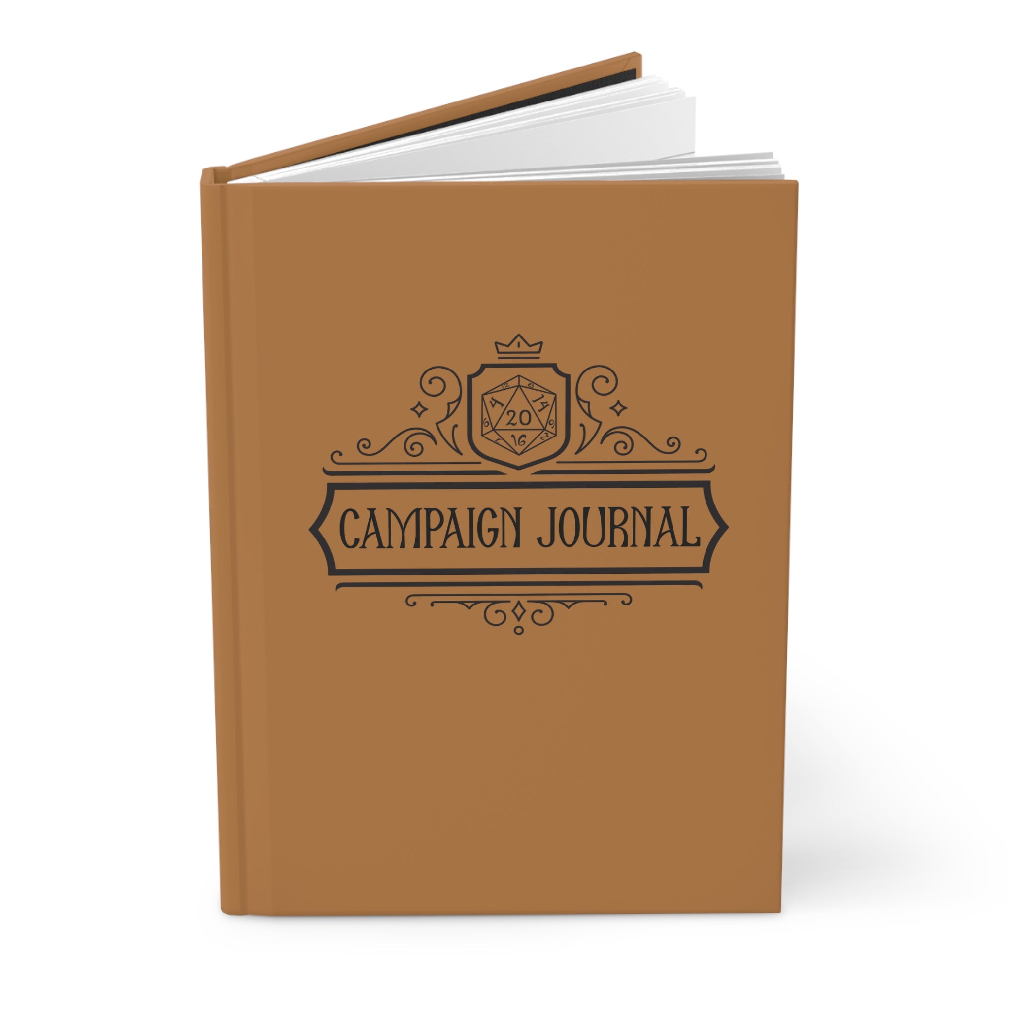 Campaign Journal Hardcover — Vintage Leather-Style Notebook for RPGs, Storytelling & Worldbuilding