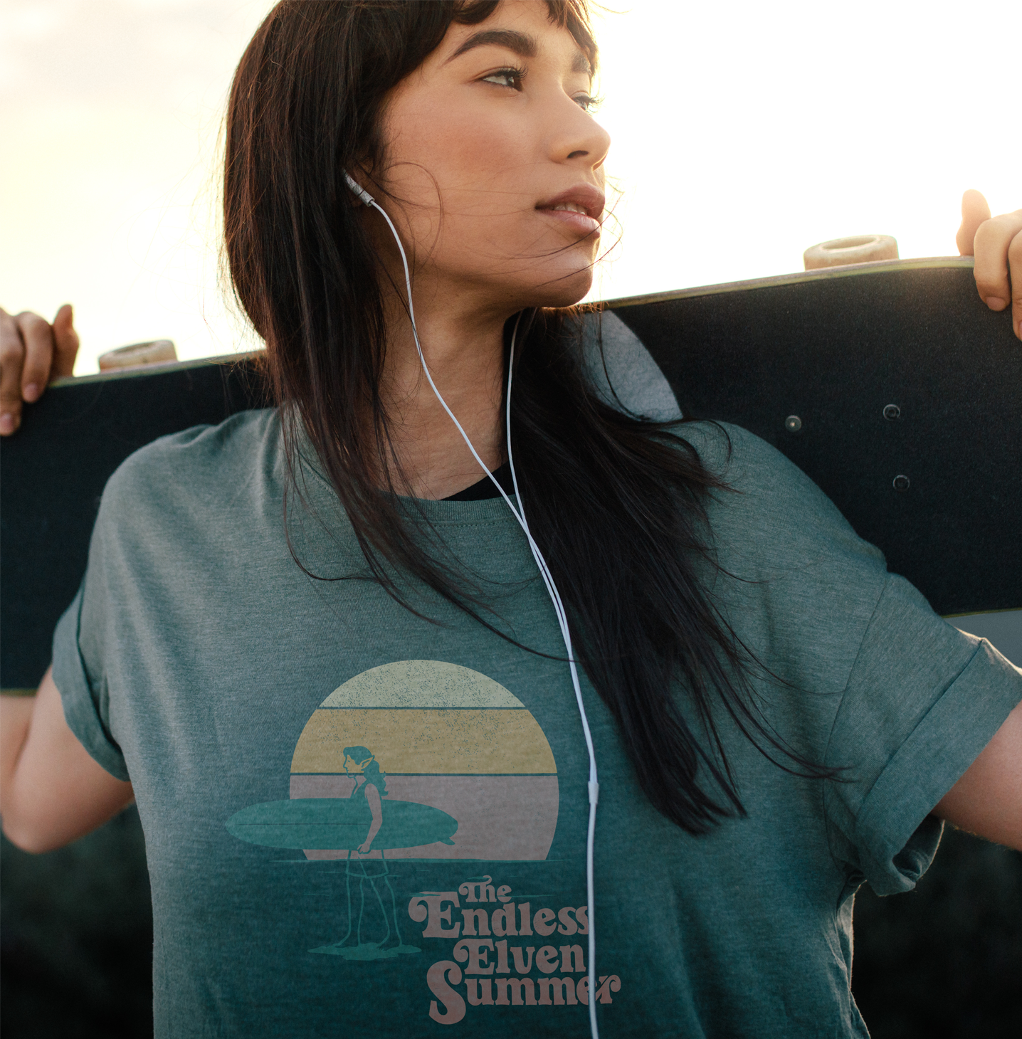 Endless Elven Summer - Unisex Jersey T-shirt - Vintage Surf Tee