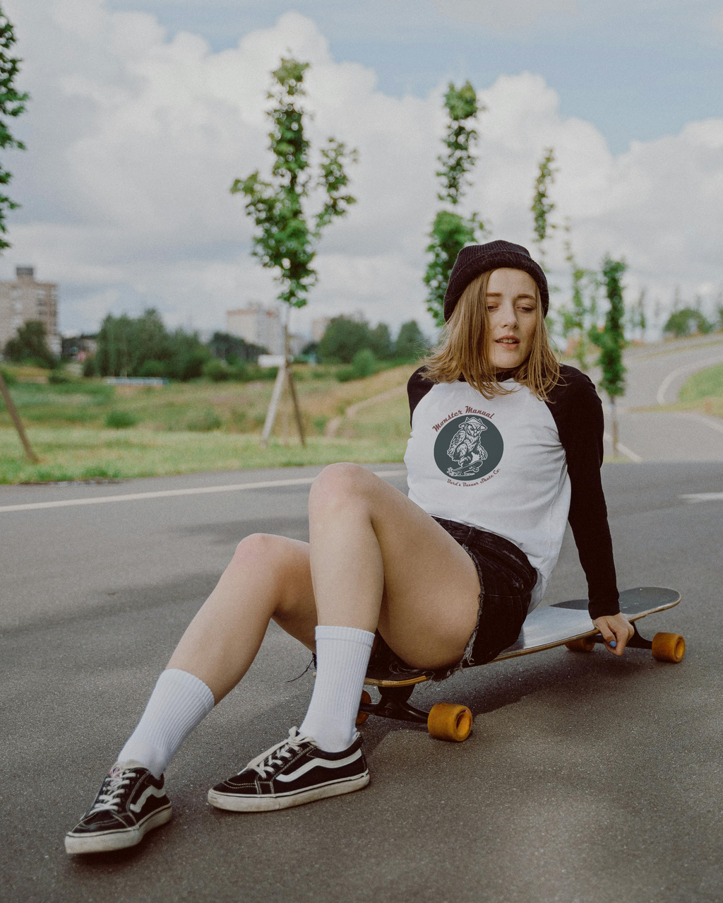 Monster Manual - Unisex Three-Quarter Sleeve Vintage Graphic Shirt, D&D