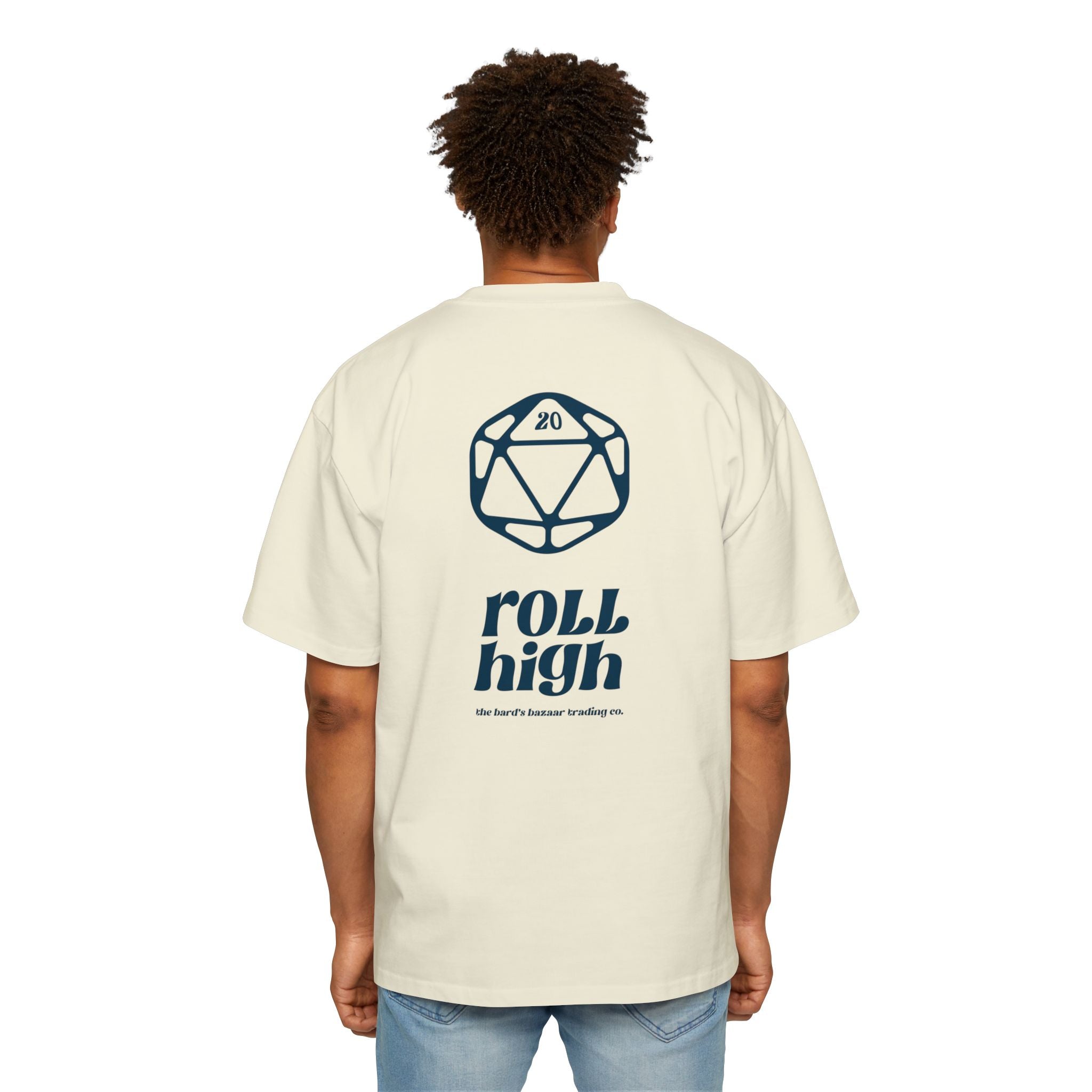 D20 'Roll High' Graphic Boxy Tee