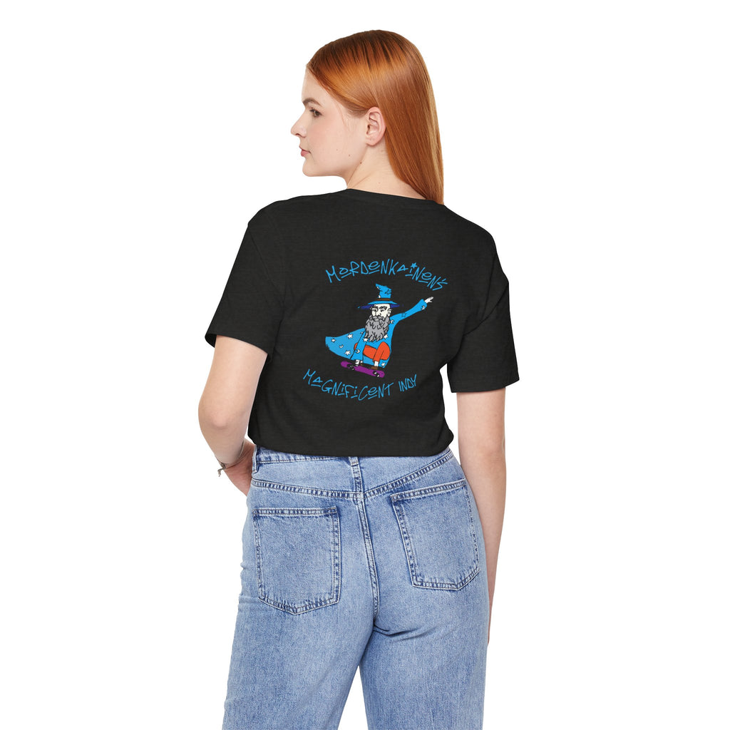 Mordenkainen's Unisex Skate Wizard tee
