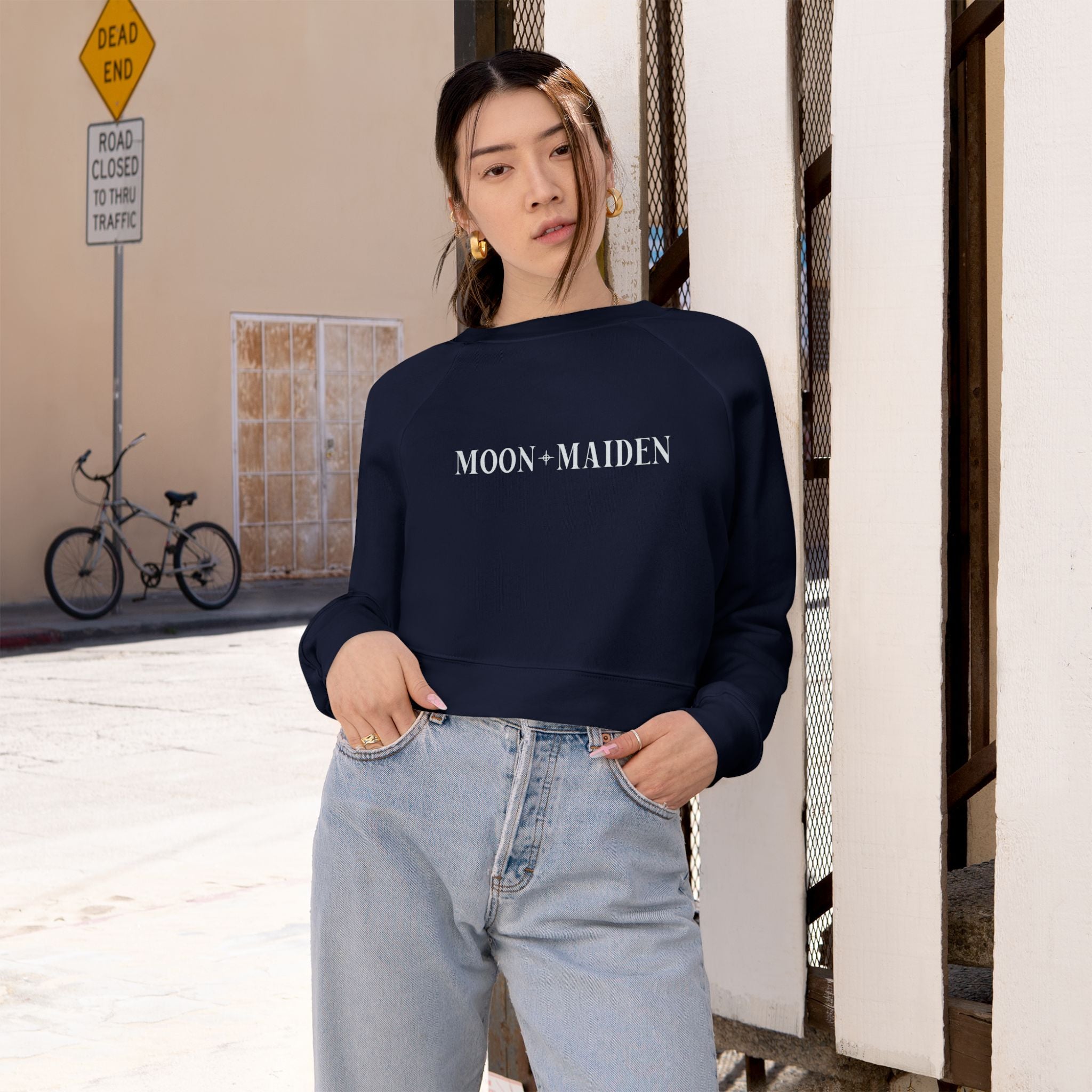 Moon Maiden Cropped Fleece Pullover